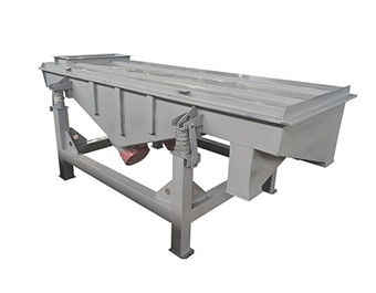 Linear vibrating screen