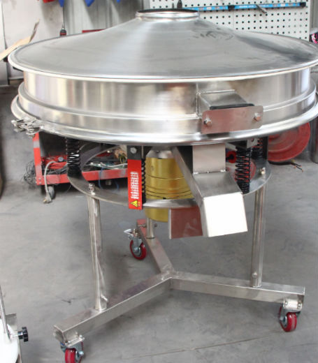 Chemical Industry Stainless Steel Vibration Sifter Machine / Circular Vibrating Sieve For Liquid And Solid Granule