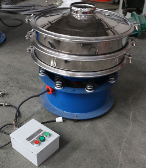 Industrial High Capacity Stainless Steel Ultrasonic Vibrating Sieve Machine For Gypsum Powder Grading
