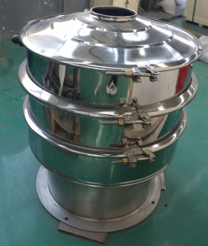 Low Noise And Low Power Consumption Of Subdivided Material Particles Rotary Vibrating Screen