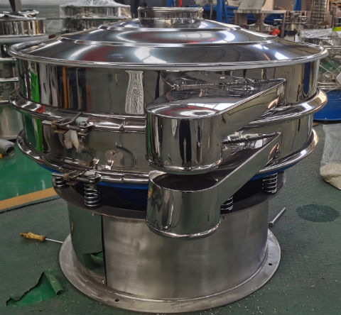 Chili powder circular vibrating screen