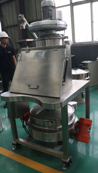 High quality dust-free powder feeding station used in chemical industry