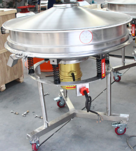 Hot Sale And High Efficiency Milk And Soy Milk Filtration Rotary vibrating Screen  Equipment