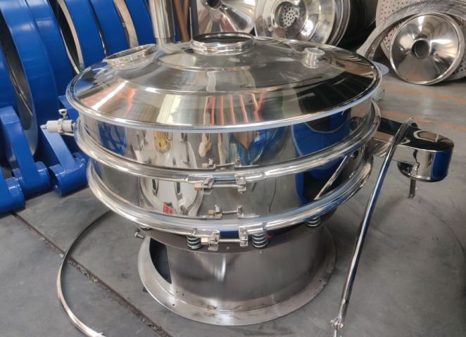 Hot Selling High Performance Stainless Steel 304 Rotary Vibration Screen Sifter For Moringa Leaf Powder