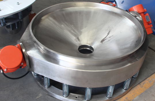 Large Capacity Vibrating Screener For Tapioca Flour Direct Bottom Discharge Vibro Sifter