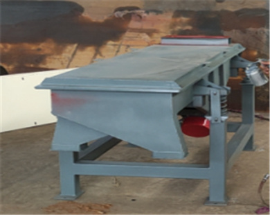 Industrial Single Layer Almond Crushing And Sorting Linear Vibrating Screen With Perforated Plate