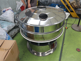 Round Vibrating Screen Equipment Vibrating Sieve For Rice Powder