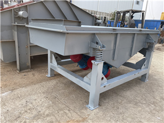 Big Single Layer Limestone Powder Linear Vibrating Screening Classifier With 4 Springs