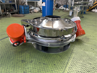 Single Deck High Effect Low Price Direct Discharge Vibrating Sieve For Glucose Powder
