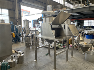 Vanillin Nucleotide Powder Feeding Stainless Steel Dust Free Feeding Station