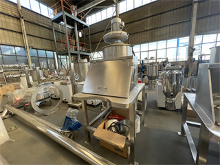 Food Or Medicine Granules Dust-free Feeding Station With Feeder Conveyor