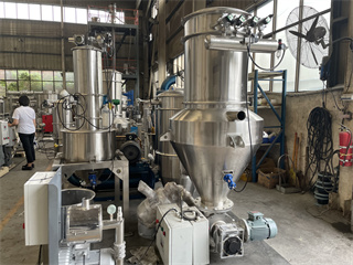 All Stainless Steel Hopper Large Capacity Vacuum Transfer Conveyor For Powder Capsule Filling Machine