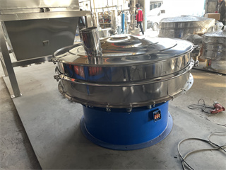 Electric Round Vibrating Screen Powder Machine