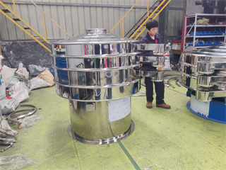 4 deck powder vibrating sieve machine
