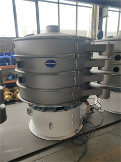 Circular vibrating screen separator