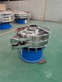 Vibrating sieve for powder sugar