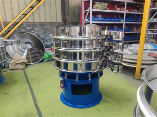 Round Vibrating Screen For Metal Powder