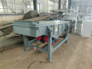 Mineral Processing Separator Linear Vibrating Screen