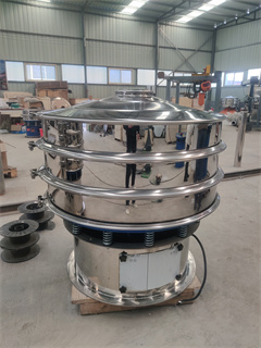 Customize 600mm Diameter Stainless Steel Rotary Vibratory Screen For Garlic Powder /vibrate classifier/vibrate screen classifier/bergetar classifier