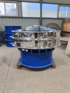 Circular small  vibrating screen electric industrial separation equipment/bean sieve/electric flour sifter/discharging vibrating screen