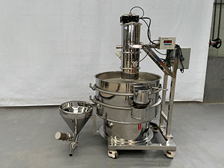 Rotary Coffee Bean powder Palm oil vibrating screening filter sieve machine/flour mill sieve/peanut sieving