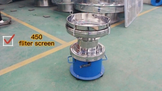 450 Filter Screening Machine Professional Screening Juice Liquid Vibrating Screening Machine