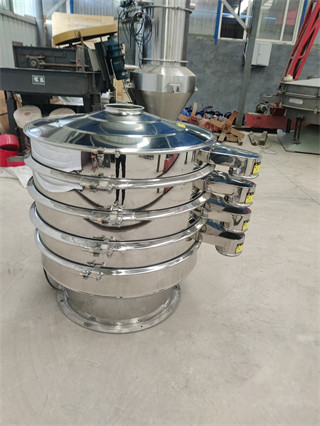 Automatic High Frequency Stainless Steel One Layer Pepper Circular Vibrating Screen Sifter For Chili Powder