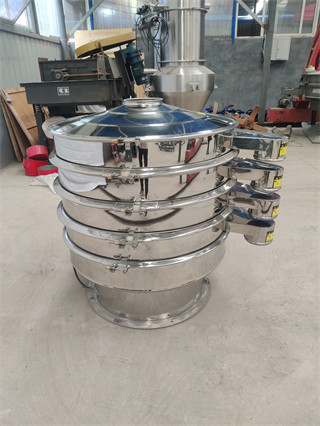 Industrial stainless steel vibrating sieve/Plastic Powder Industry For Rotary Vibrating Screen Round Vibrating Screen