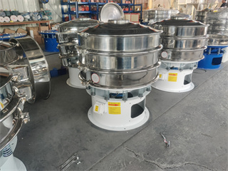 High Efficiency 1000mm Diameter Stainless Steel Round Vibro Separator For Cassava Starch Powder