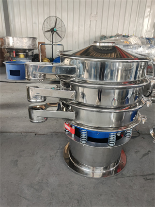 Factory Directly Sell High Output 1 Deck Stainless Steel Alloy Powder Circular Vibro Sieve