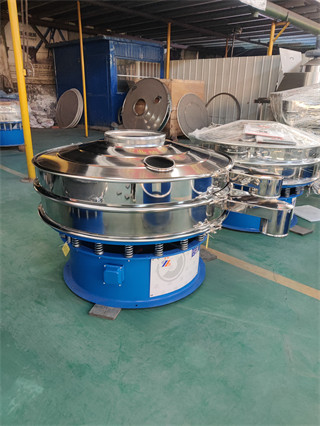 Manufacturer Supply Single Layer Chemical Industry Graphite Circular Vibrating Sifter Filter