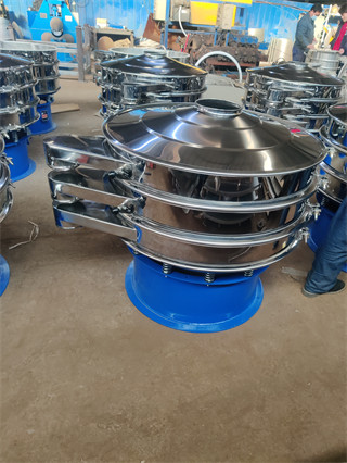 High Efficiency Multiple Layer 304 Stainless Steel Circular Vibrating Screener For Powders And Granule Sieving