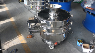 China Food Grade Stainless Steel Baobab Pulp Powder Vibratory Screen Equipment/mobile Vibration Screen