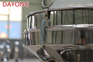 Chemical Industry Stainless Steel Vibration Sifter Machine / Circular Vibrating Sieve For Liquid And Solid Granule