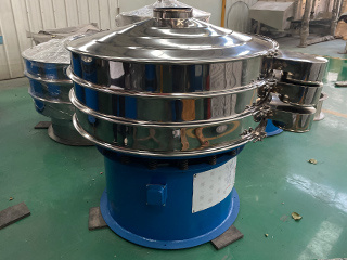 1000mm diameter talcum powder rotary vibrating screen/Mobile Rotary Vibrating Separator For Alginates Mesh Screen