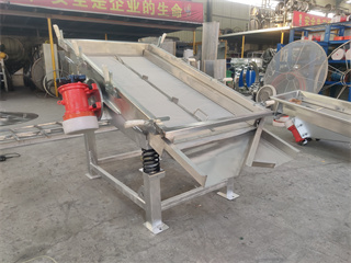 High Efficiency Oscillating Linear Vibrating Sieve Screen For Kaolin /Linear Vibration Screen