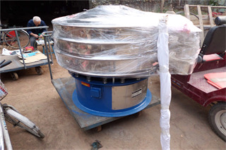 Hot sale rotary vibrating sieve for powder/stainless steel soil vibro sieving machine for Curry powder