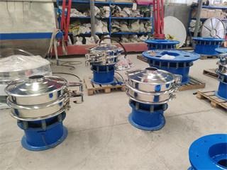 Chemical Industry Stainless Steel Vibration Sifter Machine / Circular Vibrating Sieve For Liquid And Solid Granule