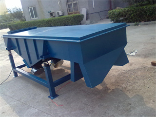 Linear Vibrating Screen For Feed Production Of Classification And Impurity Removal