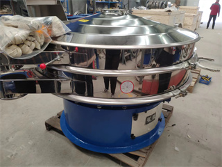 Circular Vibrating Sieve For Titanate Powder