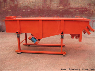 Single Deck Linear Vibration Screen For Glaze Materials