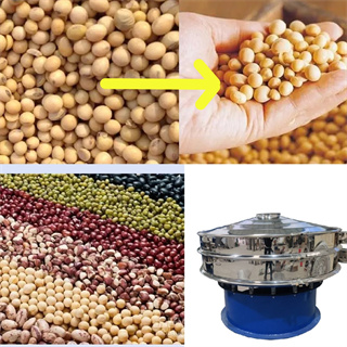 Stainless Steel Vibrating Screen Sieve Machine For Grain