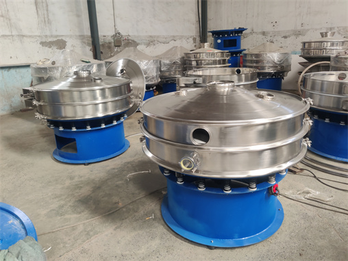 Stainless Steel Vibrating Screen Machine Round Vibrating Separators For Industry Pharmacy Powder