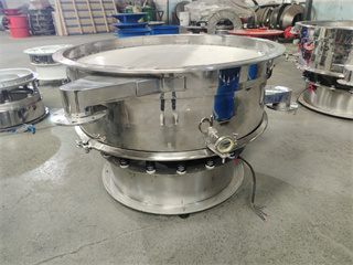 Round Vibrating Sieve Sand Vibrating Screen Machine