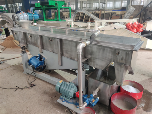 Oil cleaning material sieve linear vibrating screen