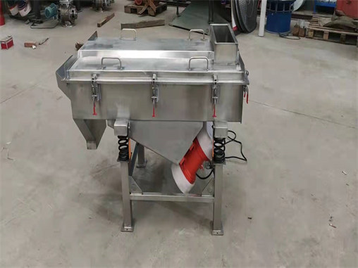 Stainless steel linear vibrating screen feed rice vibrating screen