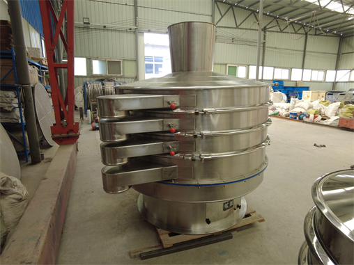 Stainless Steel Sieve Rotary Vibrating Screen Sieve Powder Classifier /rotary screening machine/rotary screen supplier