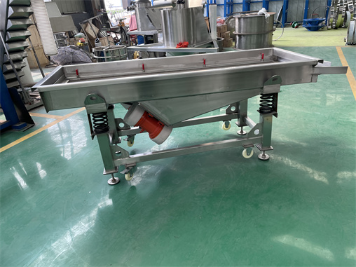 Salt linear vibrating sieve stainless steel suppler