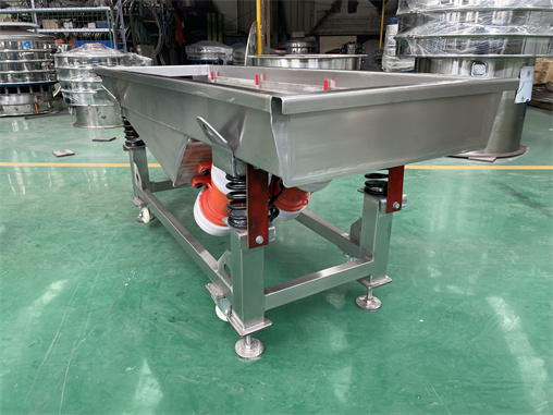 Linear Vibrating Screen / Sieve Separation For Grain Material