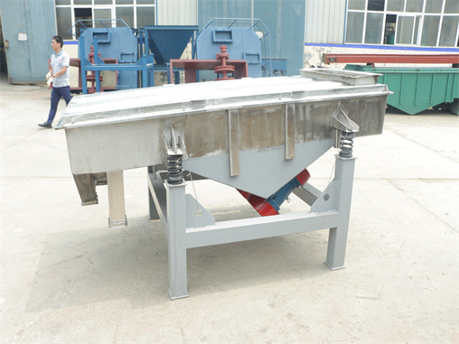 1 deck stone sieve separator linear vibrating screen machine